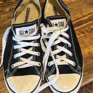Converse All Star Black and White Low Top Sneakers